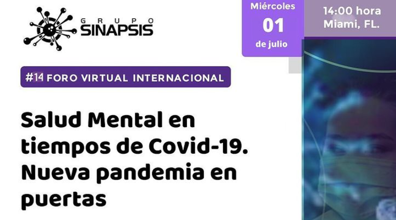 Salud Mental en tiempos de Covid-19. Nueva pandemia en puertas.